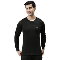 Lux Cottswool Mens Black1 Round Neck Full Sleeves Premium Thermal Top (Size : 95cm)