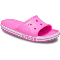 crocs unisex-adult Bayaband Slide ELECTRIC PINK Slide Sandal - 9 UK Men/ 10 UK Women (M10W12) (205392-6QQ)