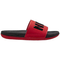 Nike mens Offcourt Slide BLACK/BLACK-UNIVERSITY RED Slide Sandal - 8 UK (9 US) (BQ4639)