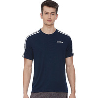 adidas Men Polyester Classic 3S TEE, Sports T-Shirts, Conavy, X-Small