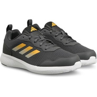 Adidas Men's Synthetic & Textile Restound M Running Shoes GRESIX/MAGRMT/ACTGOL, 8 UK, Grey (Set of 1 Pair)