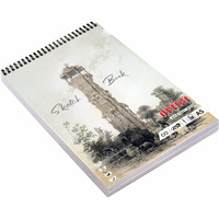 VARIETY CANVAS 50 Sheet A5 Sketchbook Set | Top Spiral-Bound Sketchpad for Artists | Sketching and Drawing Acid Free Paper, for Doodling | Artist Oxfort Sketch Book (Chittod)