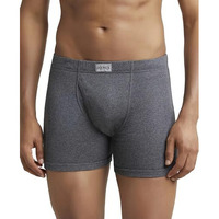 Jockey Men's Cotton Briefs (Pack of 1) (8008-0105-CHAML_Charcoal Melange_Medium_Charcoal Melange_M)