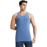 Jockey Men's Cotton Racer Back Vest (8901326153864_9922_X-Large_Blue)