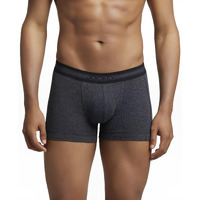 Jockey Men's Cotton Trunks (Pack of 1) (1015-0105_Black Melange_Small_Black Melange_S)