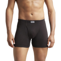 Jockey Men's Cotton Boxer Brief (Pack of 1) (8008_Brown_X-Large_Brown_XL)