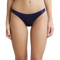 Jockey SS02 Women's Super Combed Cotton Elastane Stretch Low Waist Bikini with Concealed Waistband and StayFresh Treatment_Classic Navy_XL