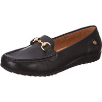 Hush Puppies Womens Maci Trim Black Moccasin - 4 UK (5556228040)