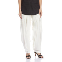 Aurelia Women's Cotton Patiala Bottom (CRK60025-00237_Orange_FS)
