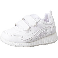 Liberty Kids 9906-02T-V White School Shoes - 10C UK
