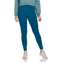 Max Women's Regular Fit Blue Teal Leggings 2XL