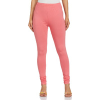 Max Women Solid Elasticated Churidar (NOOSKC21CRCORAL)_XXL
