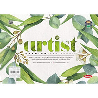 Anupam Artist Premium Drawing Book A5 | Acid-free Cartridge Paper 160GSM (40 Sheets, 80 Pages) | Spiral-Bound Sketchpad for Artists & Professionals for Marker Colored Pencil Charcoal Pastel