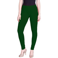 Lux Lyra Fourleaf Green Free Size Churidar Leggings