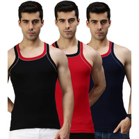 Lux Cozi Men's Cotton Vest (Pack of 3) (8904209872029_COZI_Xylo_666_COL_85 Prints May Vary)