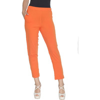 Lyra Women Solid Premium Cotton Kurtipant | Mid-Waist | Fashionwear