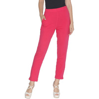 Lyra Women Solid Premium Cotton Kurtipant | Mid-Waist | Fashionwear
