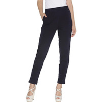 Lyra Women Solid Premium Cotton Kurtipant | Mid-Waist | Fashionwear