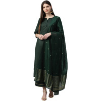 Libas Women's Cotton Kurta Sets (6871_Green