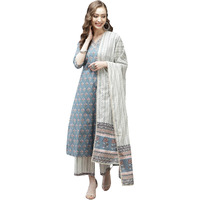 Libas Women's Cotton Kurta Sets (20128O_Multicoloured