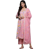 Libas Women's Cotton Kurta Sets (34540_Pink