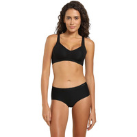 Van Heusen Women Bra - Cotton Elastane - Side Support Panel, No Spill Comfort, Wireless, Non Padded, Full Coverage_11014_Pure Black_36C