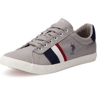 U.S. POLO ASSN. Mens Abor Grey Sneakers - 7 UK (8 Us) (2Fd21135G07)