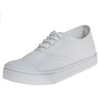 Liberty Boys & Girls Tennis White School Shoes_10 Big