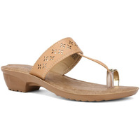 Bata Women's PAYLA LASER TR. Toe Ring Sandals (6718823_BEIGE_3 UK)
