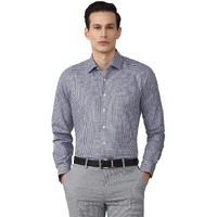 Van Heusen Men's Slim Fit Shirt (VHSFFSLB293543_Navy 39)