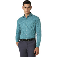 Van Heusen Men's Slim Fit Shirt (VHSFRSLB793105_Teal 39)