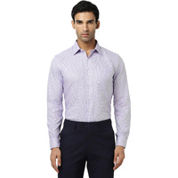 Van Heusen Men's Slim Fit Shirt (VHSFFSLBX91386_Lavender 39)