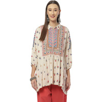 BIBA Women Printed Mix and Match(BANJARA19018_Ecru_36)