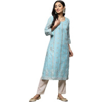 BIBA Women Printed Mix and Match(KOLAM CO18961_Sky Blue_38)