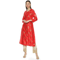 BIBA Women Printed Mix and Match(Festive 19413_RED_34)