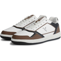 YOHO Colored PU Fashion Sneaker for Men | Comfortable shoes | Cushioned Insole | Quick-wear elastic laces | Lightweight | Dynamic Feet Support | Fashionable | Stylish | Modern Tan