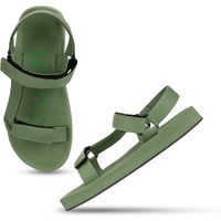YOHO EVA Sandals for Men | EVA sole | Comfortable cushioned sole with TPR base | Lightweight | Soft skin friendly straps | Adjustable straps | Velcro closure | Vibrant colour options