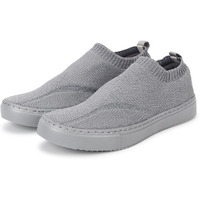 YOHO FreeStep Spacious and Casual Slip on Shoes | Comfortable for Long Hours of Walking | Outperforms Memory Foam | Arch Support Insole | Dove Grey - UK 9