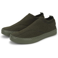 YOHO FreeStep Spacious and Casual Slip on Shoes | Comfortable for Long Hours of Walking | Outperforms Memory Foam | Arch Support Insole | Olive Green - UK 10