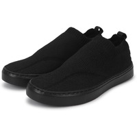 YOHO FreeStep Spacious and Casual Slip on Shoes | Comfortable for Long Hours of Walking | Outperforms Memory Foam | Arch Support Insole | Black - UK 11