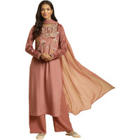 Wishful by W Women's Kurta, Parallel Pant & Dupatta_23AUSP11451-220407_XL