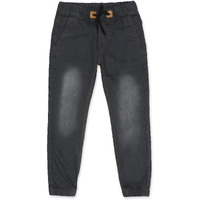 Urbano Juniors Boy's Dark Grey Slim Fit Jogger Jeans Stretch (junhpsjoggerboy-dgrey-8-9)