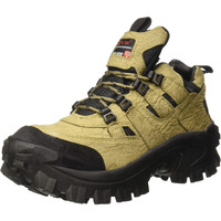 Woodland Men's Khaki Leather Sneaker-9 UK (43 EU) (G 40777CMA)