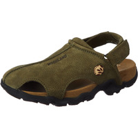 Woodland Men's Olive Green Leather Sandal-6 UK (40 EU) (OGD 0350107NW)