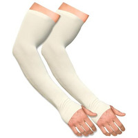 Boldfit Arm Sleeves for Men & Women UV Protection Hand Sleeves with Thumb for Boys & Girls Sun Protection Sleeves for Men Arm Sleeves for Women for Running, Hand Cover for Bike Riding Nylon Gray 1set