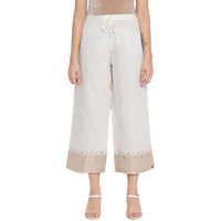 BIBA WOMEN YARNDYED MIX AND MATCH(BANARSI16122_OFF WHITE_M)