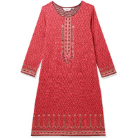 BIBA Women YARNDYED Mix and Match(Winter W16283_Coral_40)