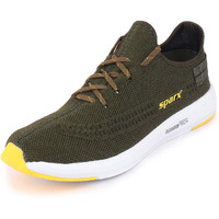 Sparx Mens SM 482 | Enhanced Durability & Soft Cushion | Olive Running Shoe - 8 UK (SM 482)