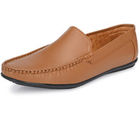 Centrino Chicku Loafer Shoe for Mens 8242- Brown, 5 UK