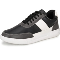 Centrino Men's 3211 Black-Grey Casual Sneakers_8 UK (3211-07)